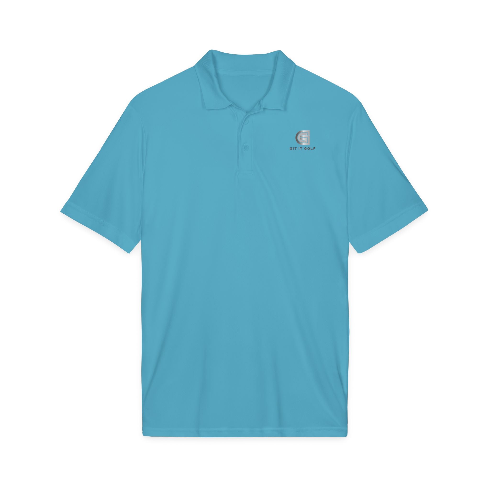 DTF Logo Polo — 'G' Crest with "GIT IT GOLF “Text