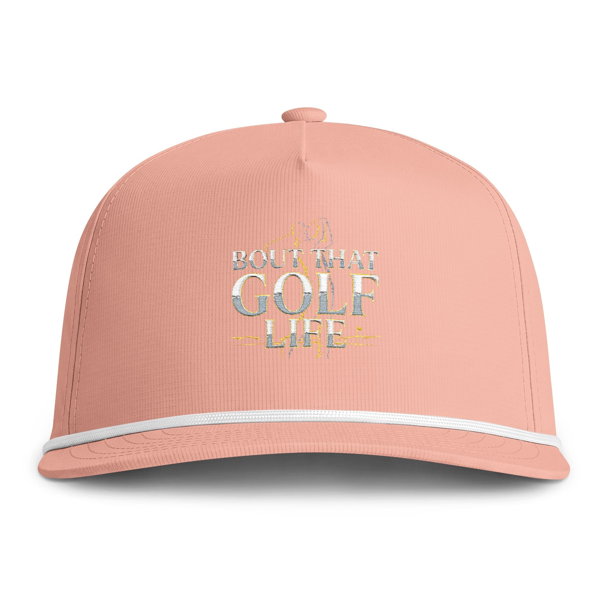 Golf Rope Cap — "Bout That Golf Life" Embroidered Snapback