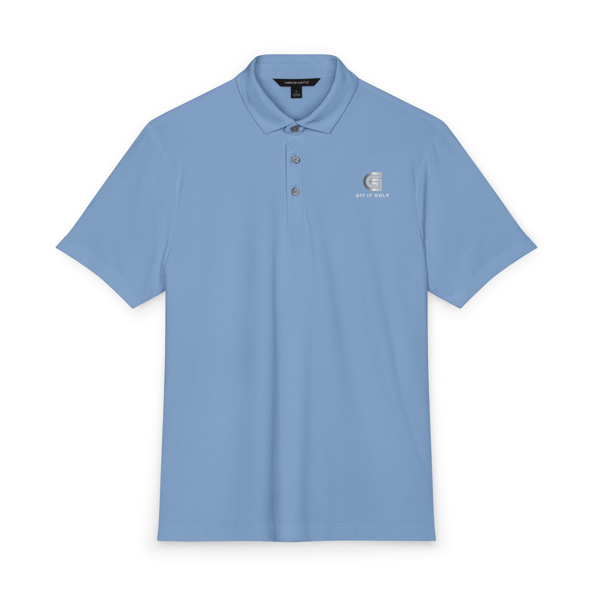 Men's Stretch Jersey Polo — Mercer+Mettle® Classic Performance Polo (Embroidered Chest)