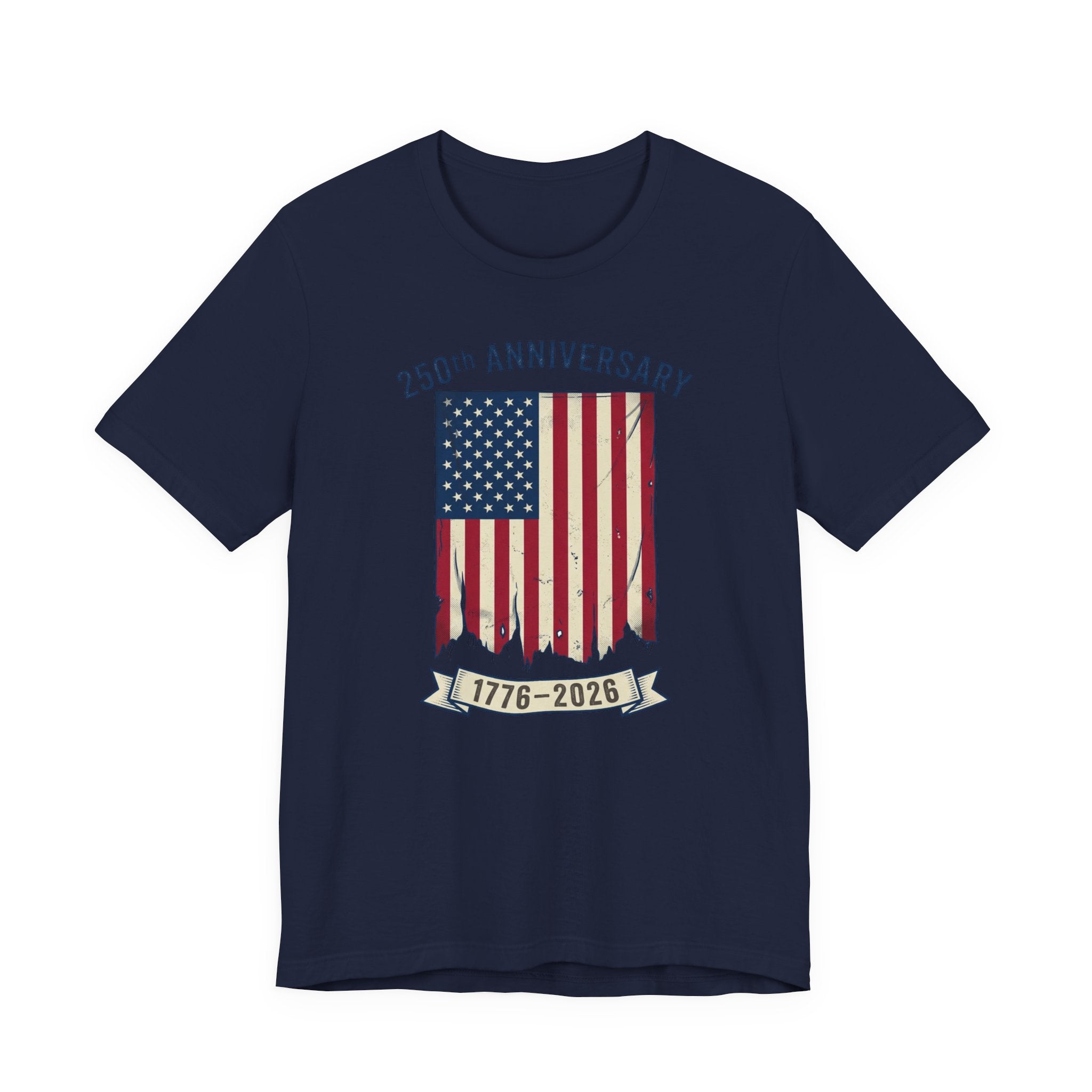 250th Anniversary American Flag Tee — 1776-2026 Bicentennial Patriotic T-Shirt