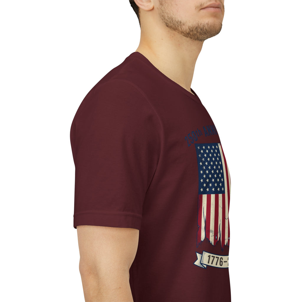 250th Anniversary American Flag Tee — 1776-2026 Bicentennial Patriotic T-Shirt
