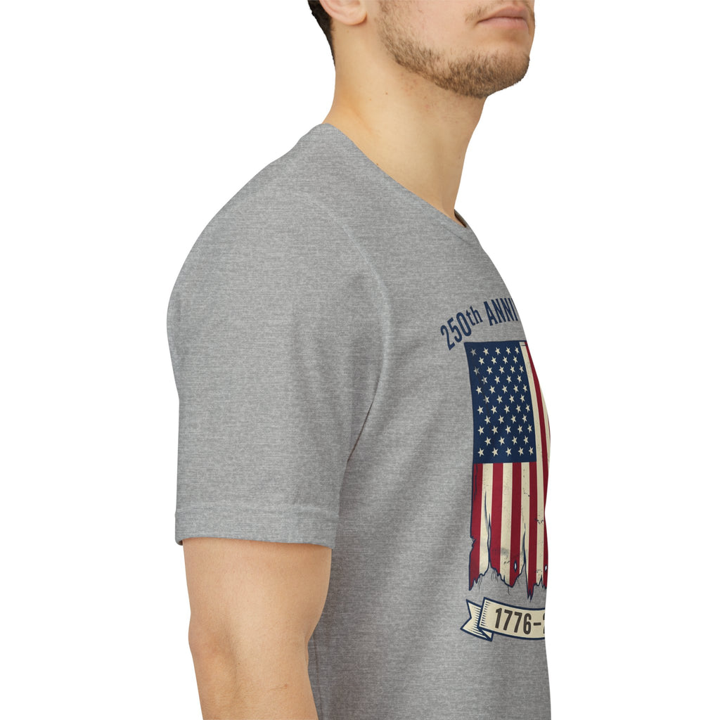 250th Anniversary American Flag Tee — 1776-2026 Bicentennial Patriotic T-Shirt