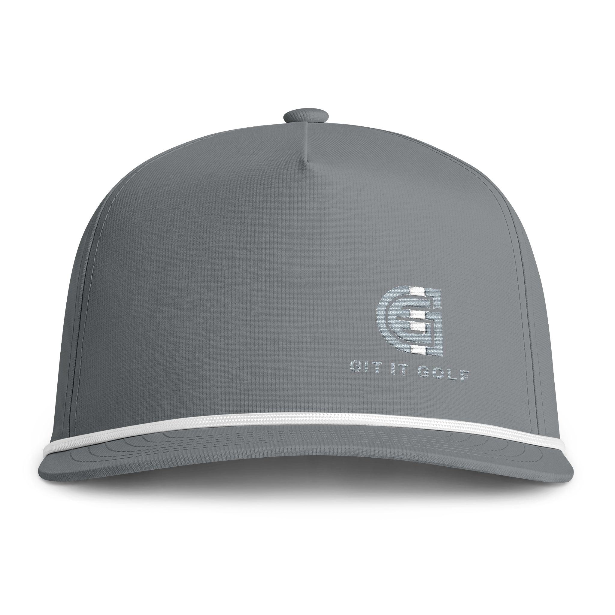 Sunwashed Rope Cap — Vintage Rope-Trim Golf Hat