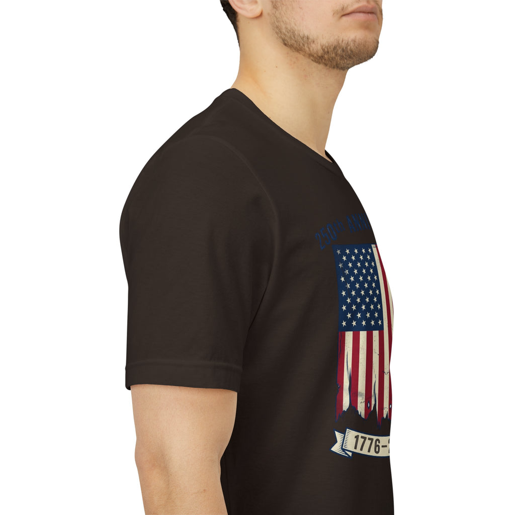 250th Anniversary American Flag Tee — 1776-2026 Bicentennial Patriotic T-Shirt