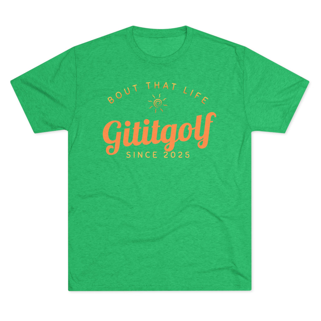 Gititgolf 'Bout That Life' Unisex Tee, Golf Shirt, Sports Apparel, Casual Wear, Gift for Golfers, Summer Style