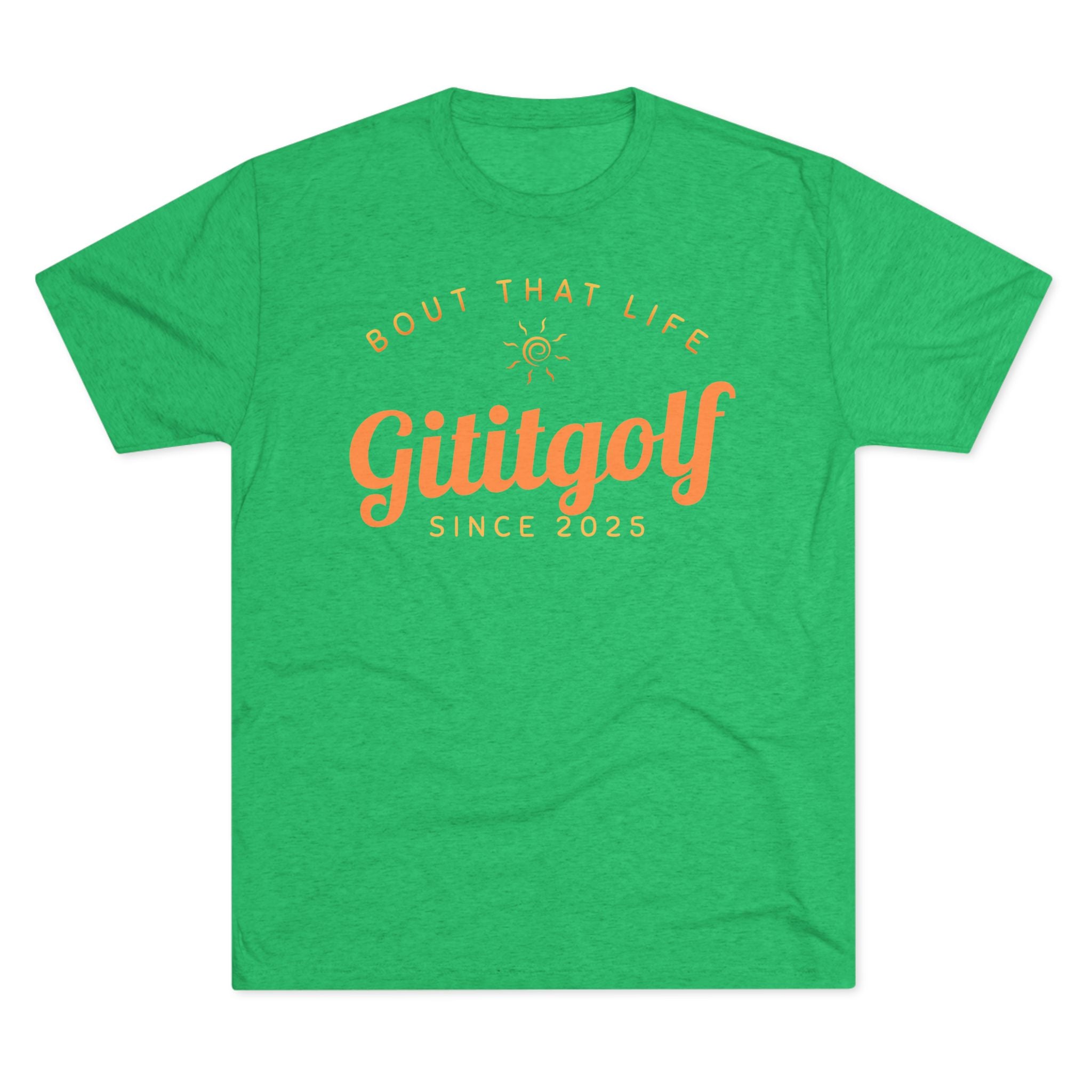 Gititgolf 'Bout That Life' Unisex Tee, Golf Shirt, Sports Apparel, Casual Wear, Gift for Golfers, Summer Style