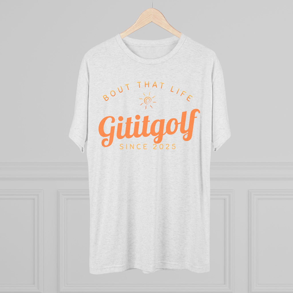 Gititgolf 'Bout That Life' Unisex Tee, Golf Shirt, Sports Apparel, Casual Wear, Gift for Golfers, Summer Style