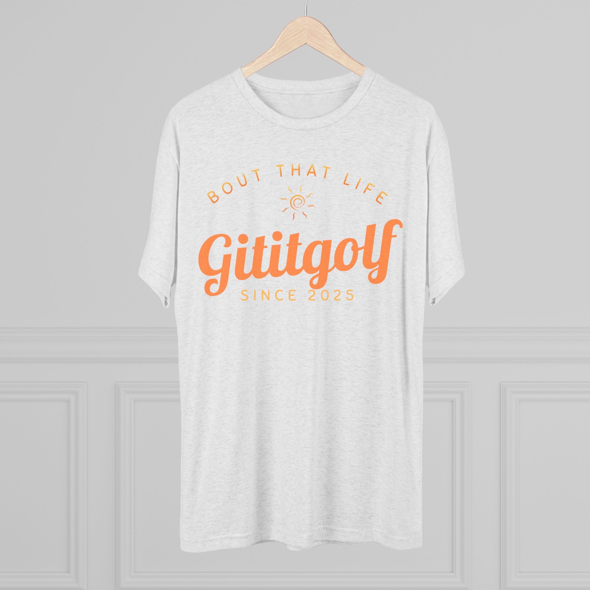 Gititgolf 'Bout That Life' Unisex Tee, Golf Shirt, Sports Apparel, Casual Wear, Gift for Golfers, Summer Style