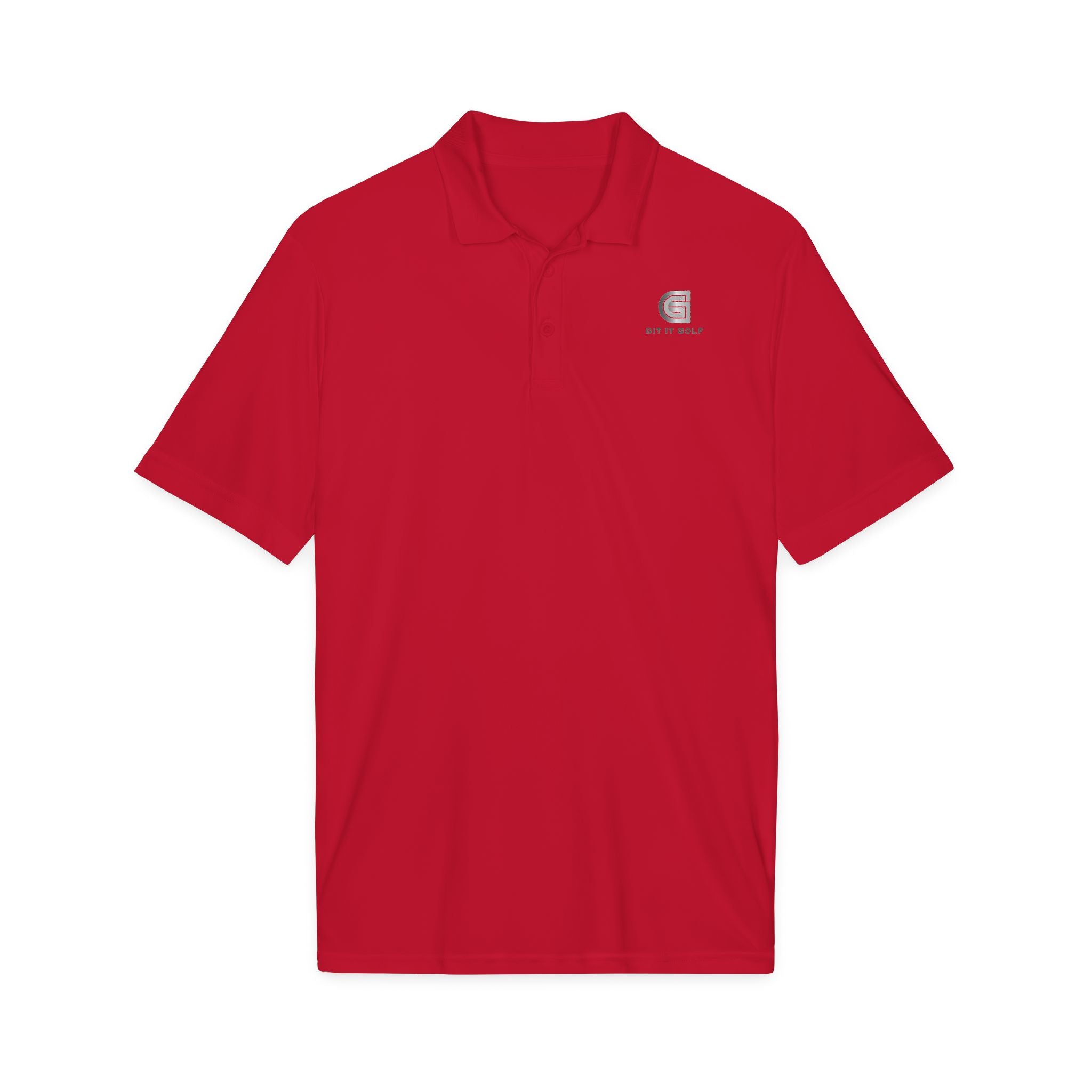 DTF Logo Polo — 'G' Crest with "GIT IT GOLF “Text