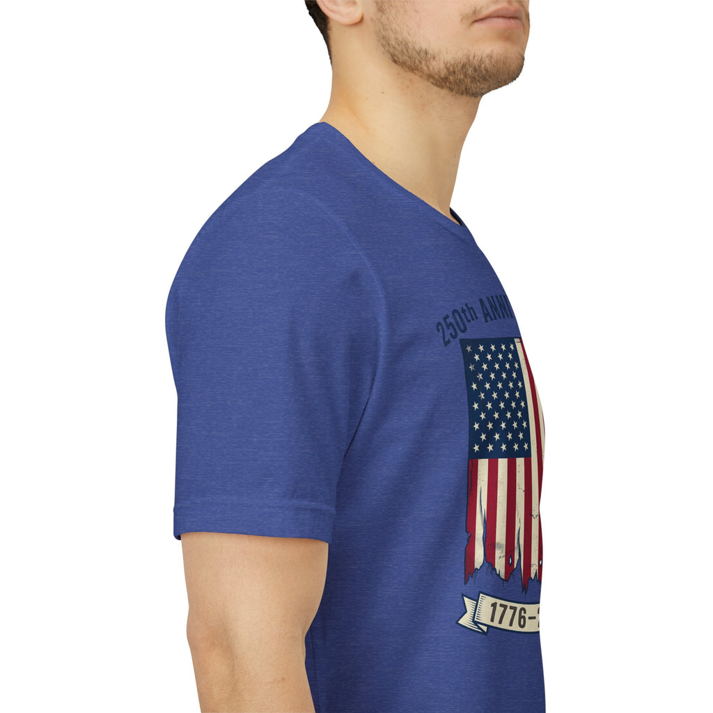 250th Anniversary American Flag Tee — 1776-2026 Bicentennial Patriotic T-Shirt