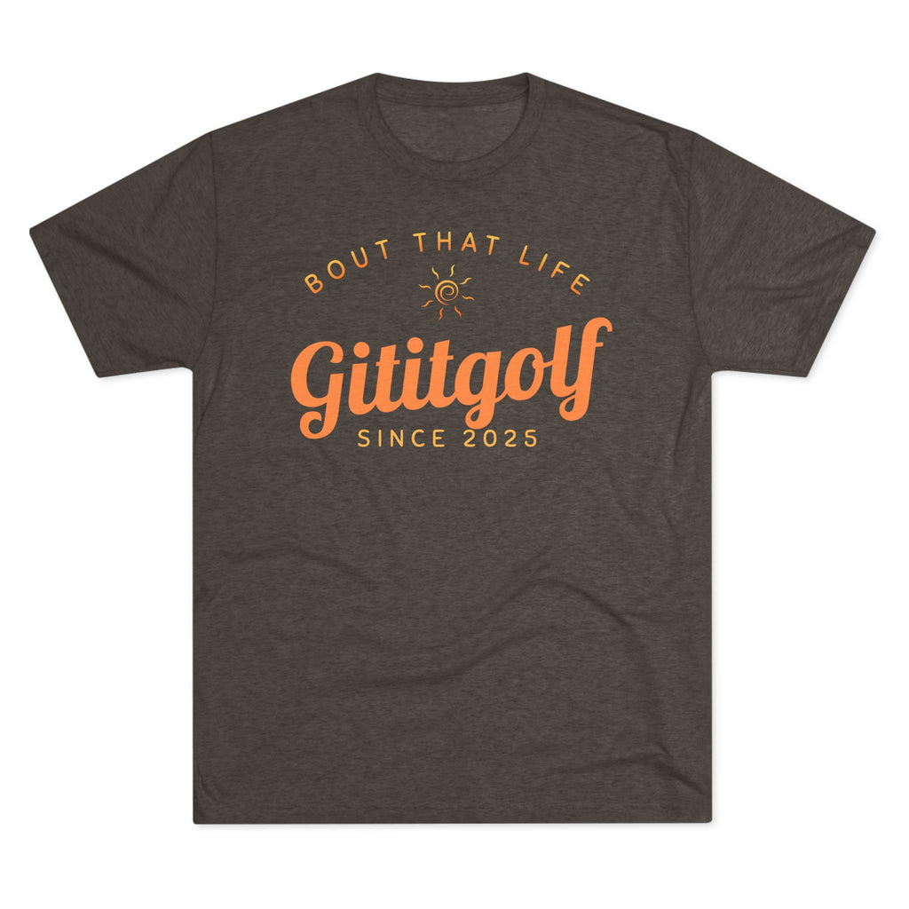 Gititgolf 'Bout That Life' Unisex Tee, Golf Shirt, Sports Apparel, Casual Wear, Gift for Golfers, Summer Style