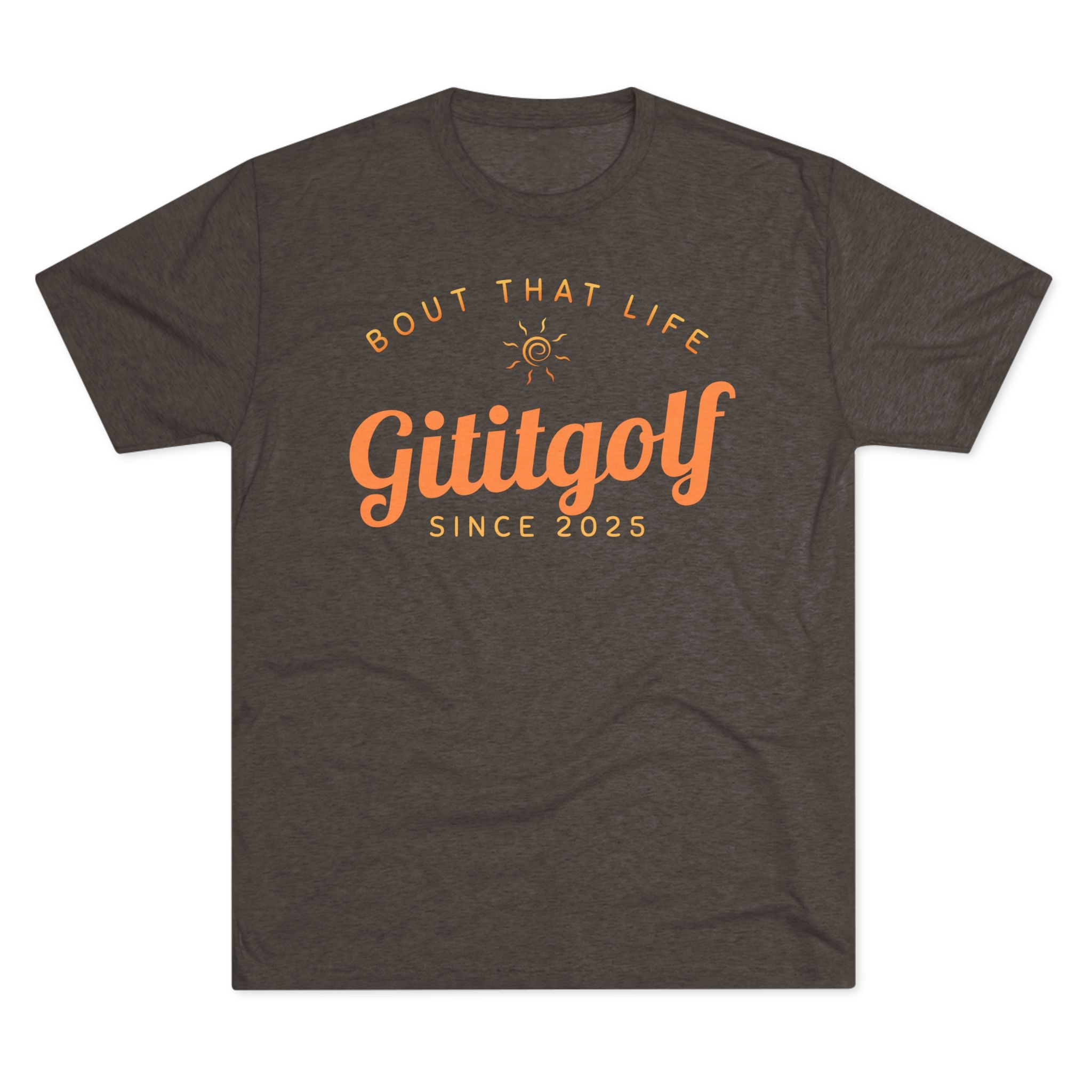 Gititgolf 'Bout That Life' Unisex Tee, Golf Shirt, Sports Apparel, Casual Wear, Gift for Golfers, Summer Style
