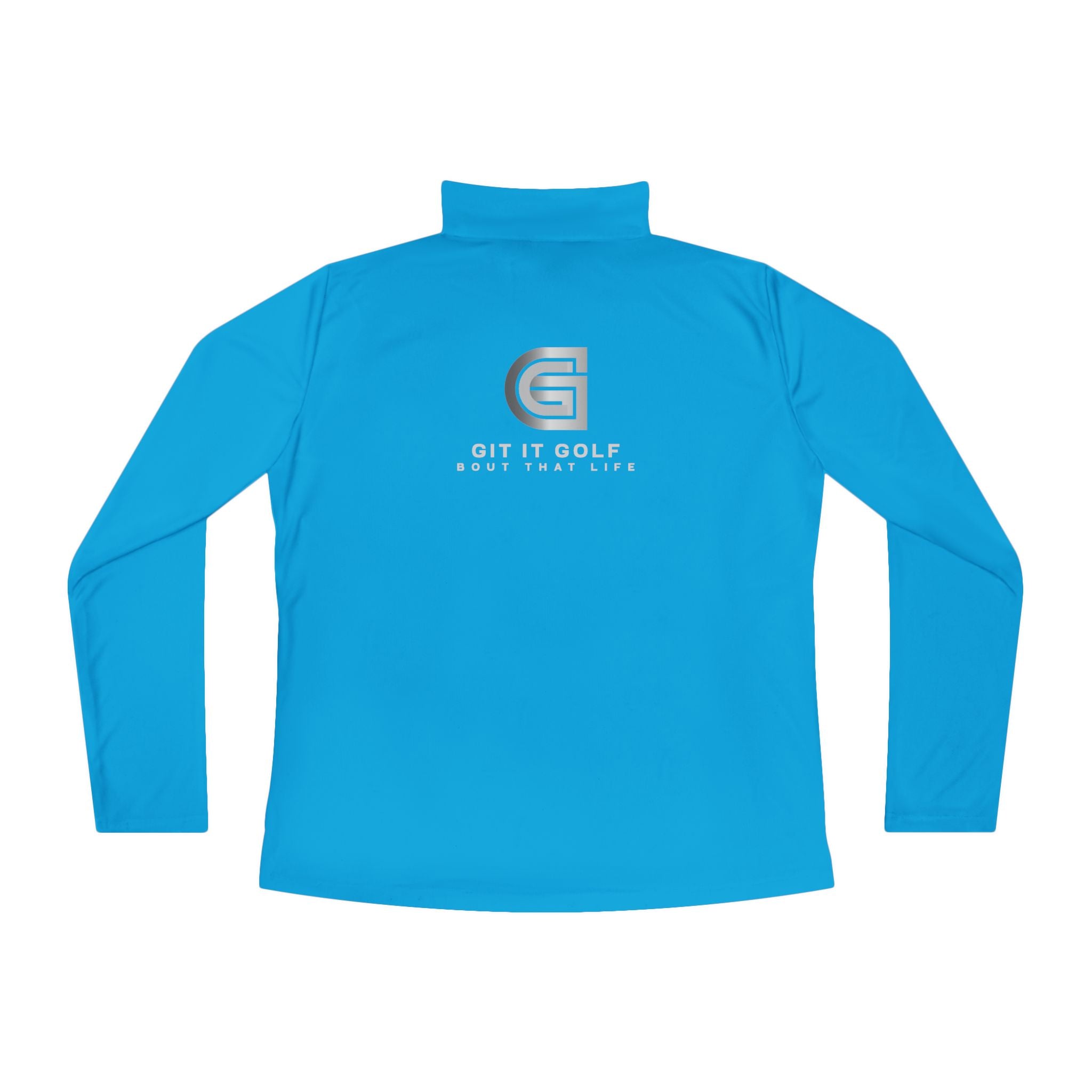 Ladies Quarter-Zip Pullover — Golf Performance Half-Zip with 'Git It Golf' Logo