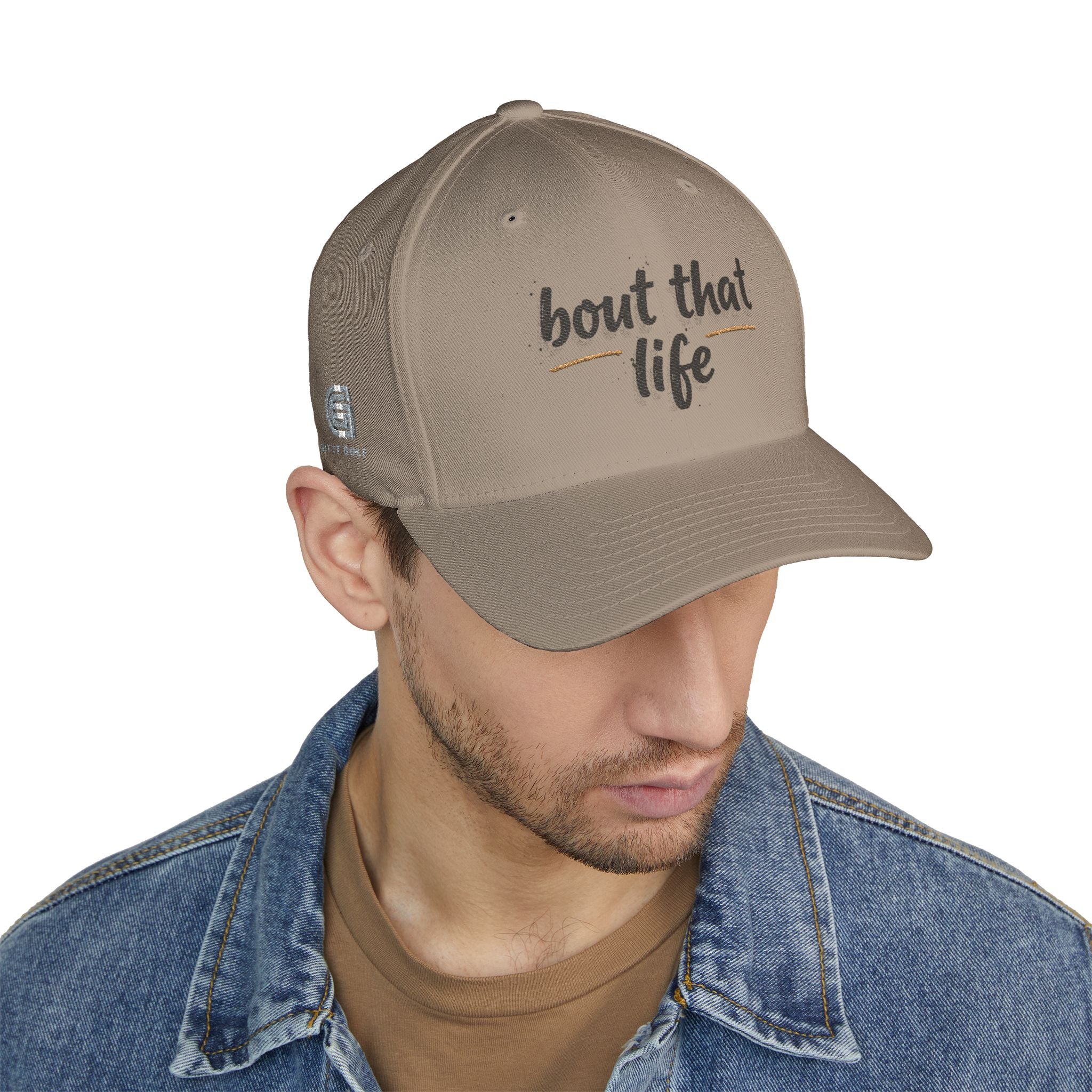 Embroidered 'bout that life' Baseball Cap