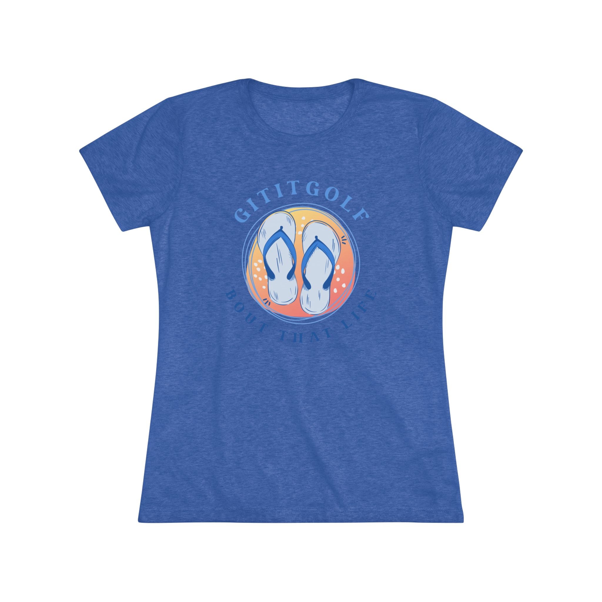 Golf-Inspired Women's Triblend Tee - Perfect for Golf Lovers, Casual Wear, Summer Outings, Gifts, and Celebration Days