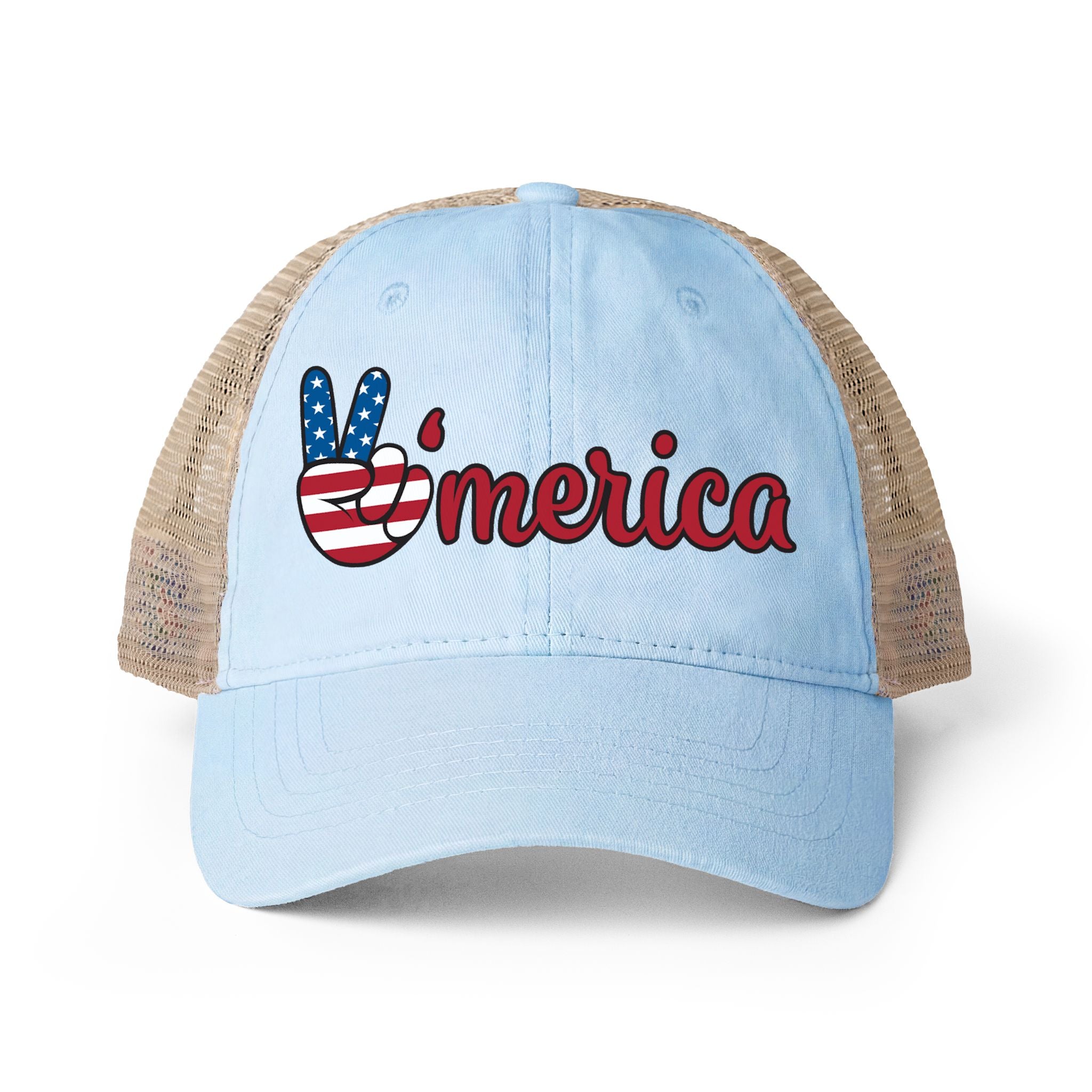 Women's Washed Mesh-Back Cap
