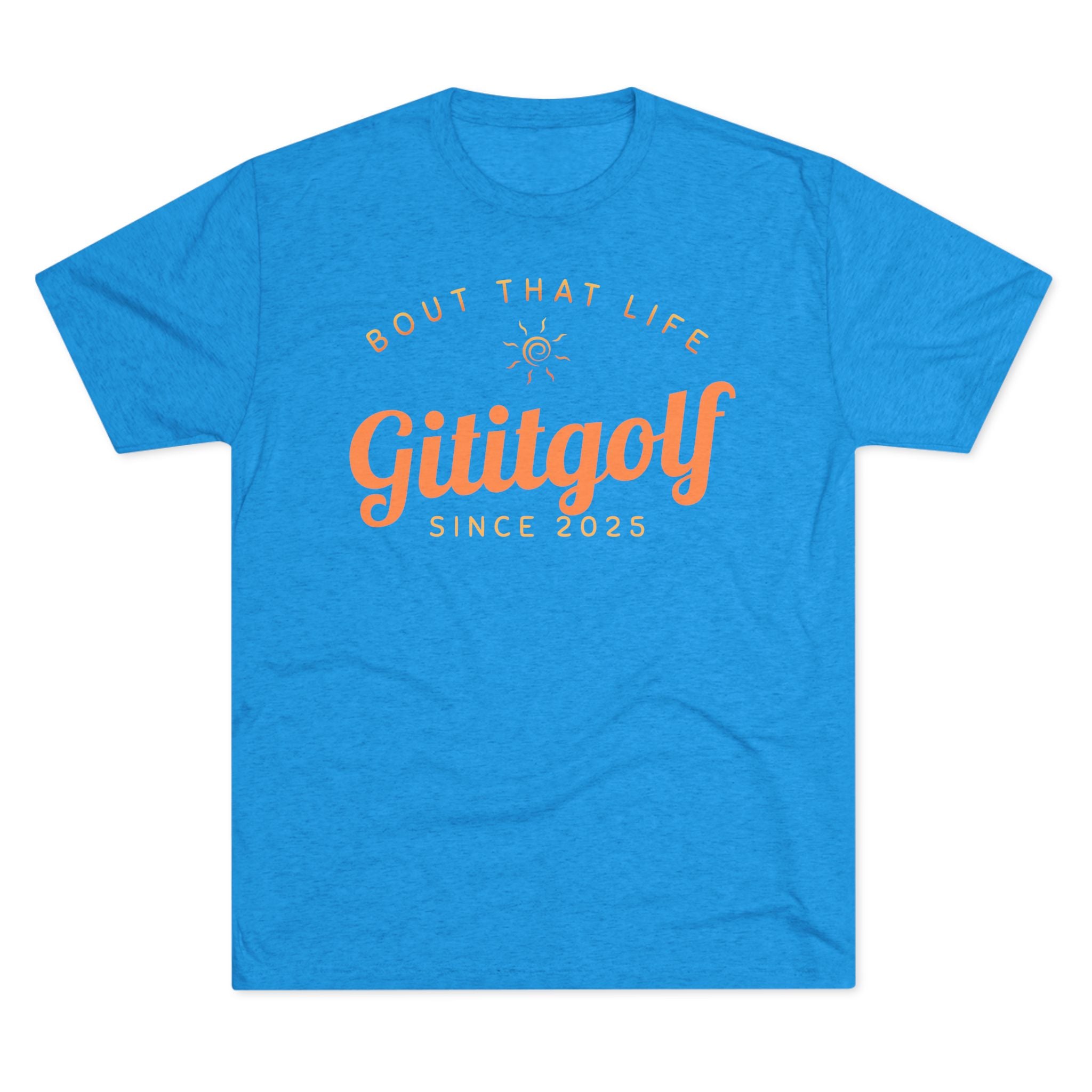 Gititgolf 'Bout That Life' Unisex Tee, Golf Shirt, Sports Apparel, Casual Wear, Gift for Golfers, Summer Style