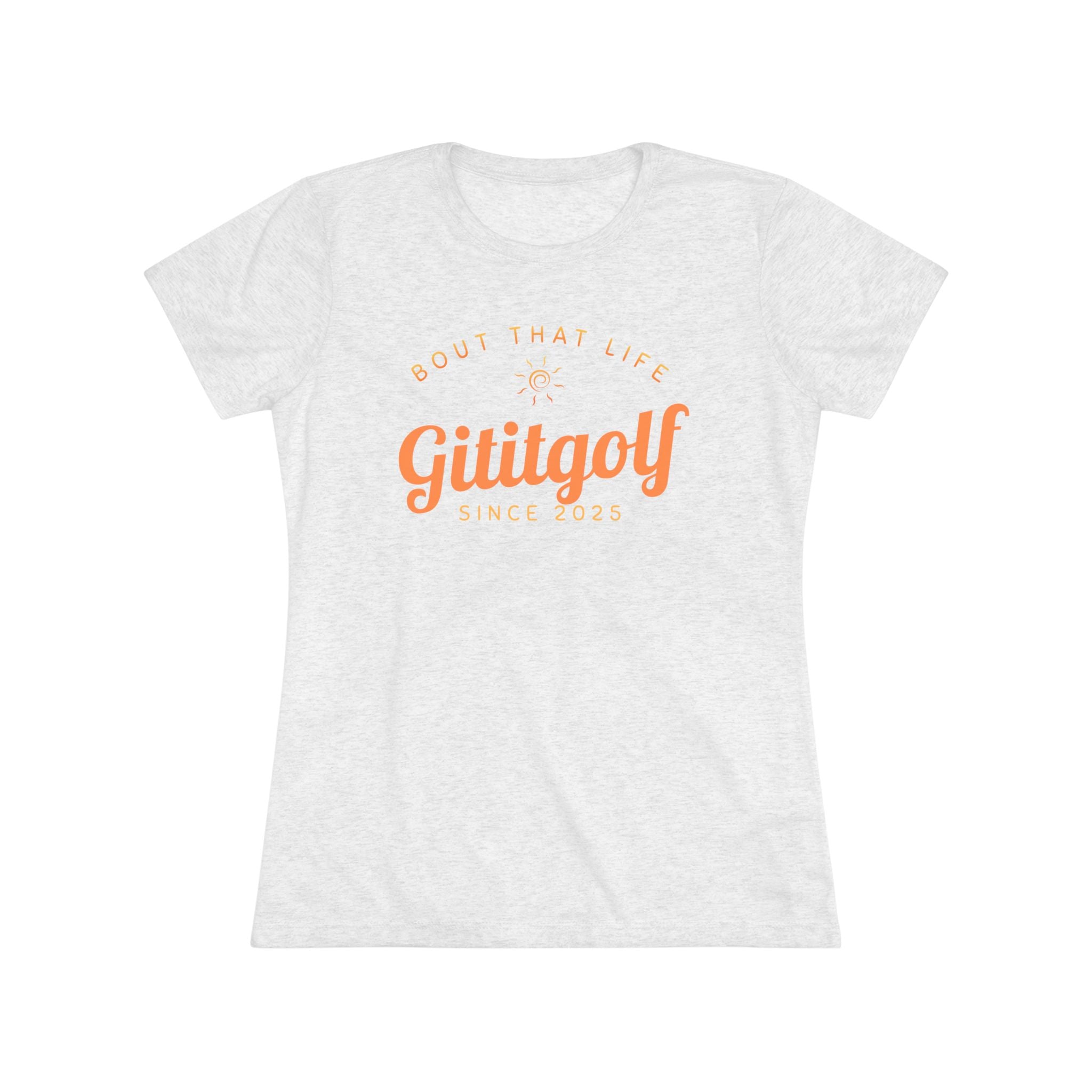 Women's Golf-Inspired Triblend Tee - Perfect for Golf Lovers, Casual Wear, Unique Gift, Active Lifestyle, Soft and Comfy Top