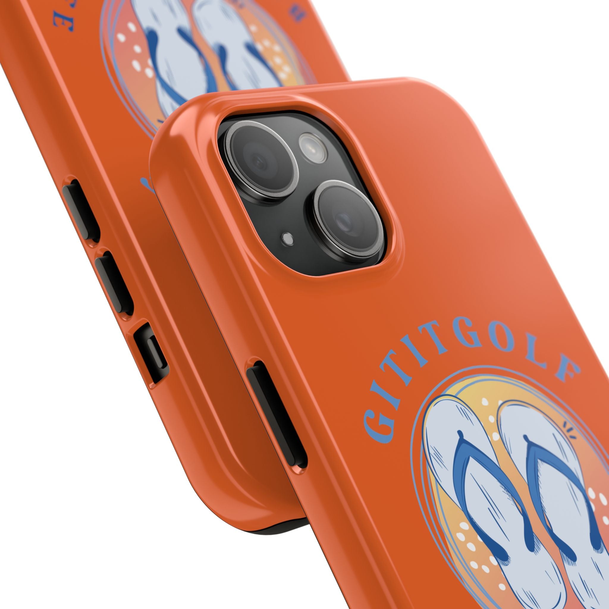 Tough Phone Case — GitItGolf 'Bout That Life Flip-Flop Design