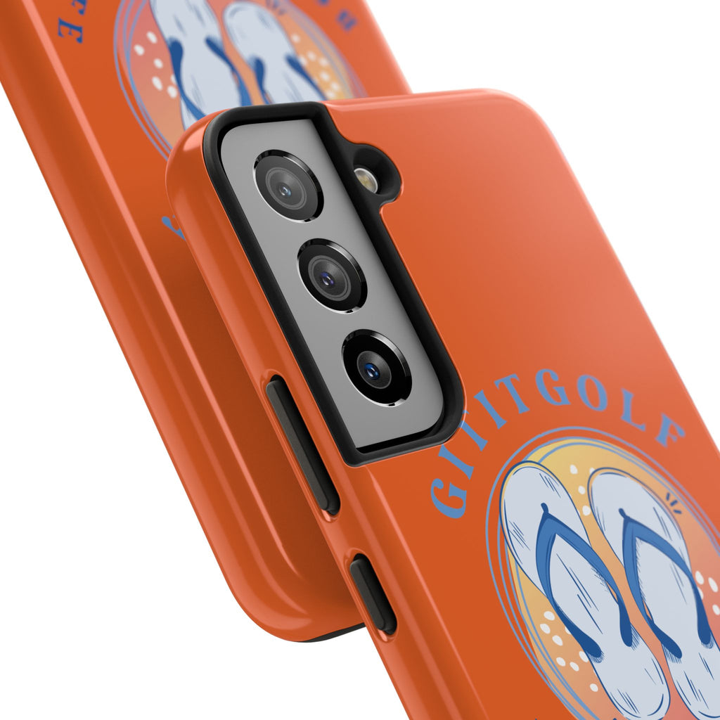 Tough Phone Case — GitItGolf 'Bout That Life Flip-Flop Design