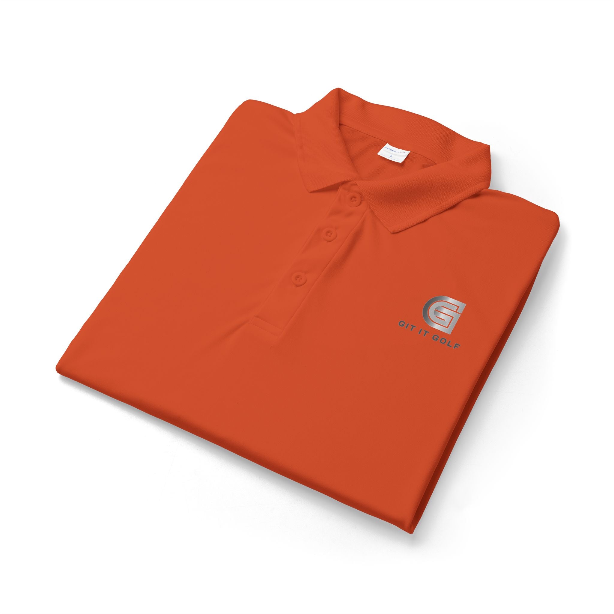 DTF Logo Polo — 'G' Crest with "GIT IT GOLF “Text