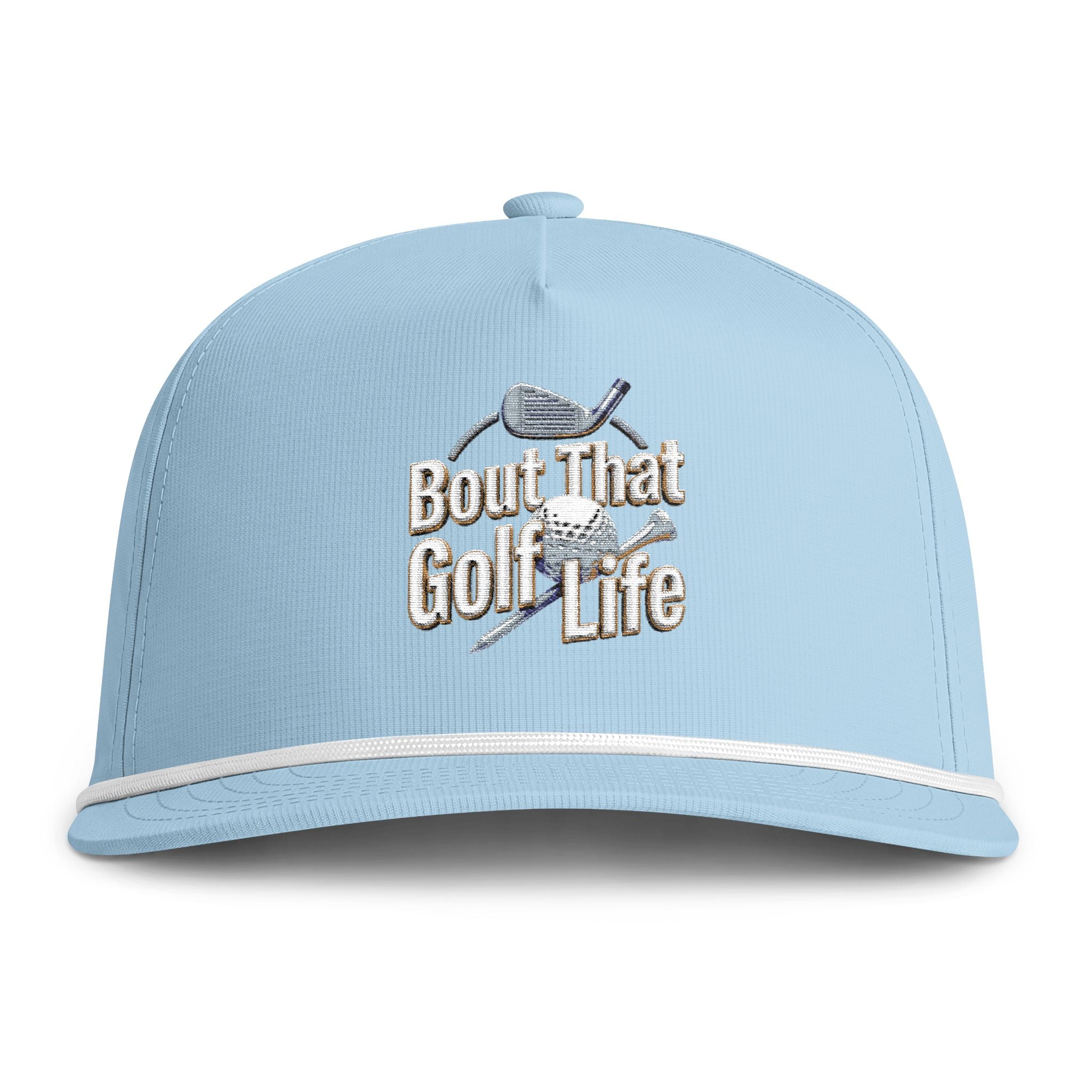 Golf Cap - "Bout That Golf Life" Sunwashed Rope Hat