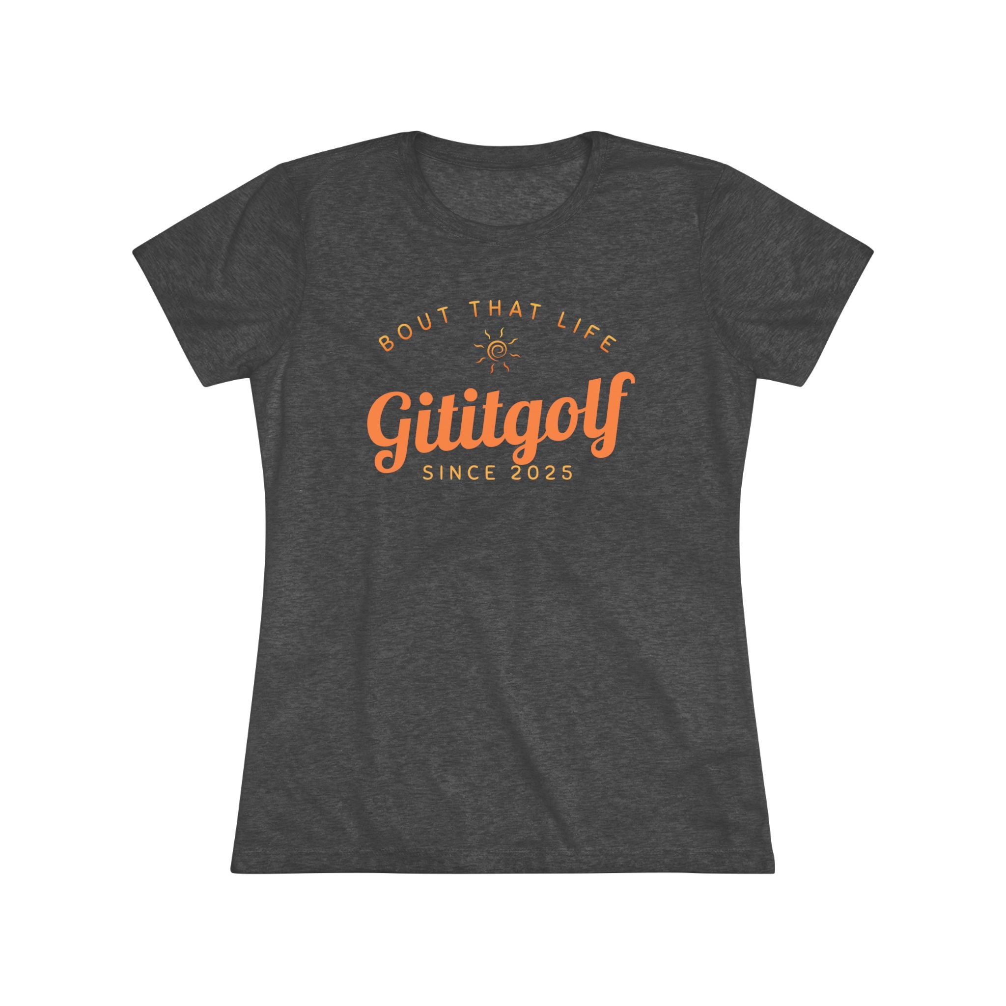 Women's Golf-Inspired Triblend Tee - Perfect for Golf Lovers, Casual Wear, Unique Gift, Active Lifestyle, Soft and Comfy Top