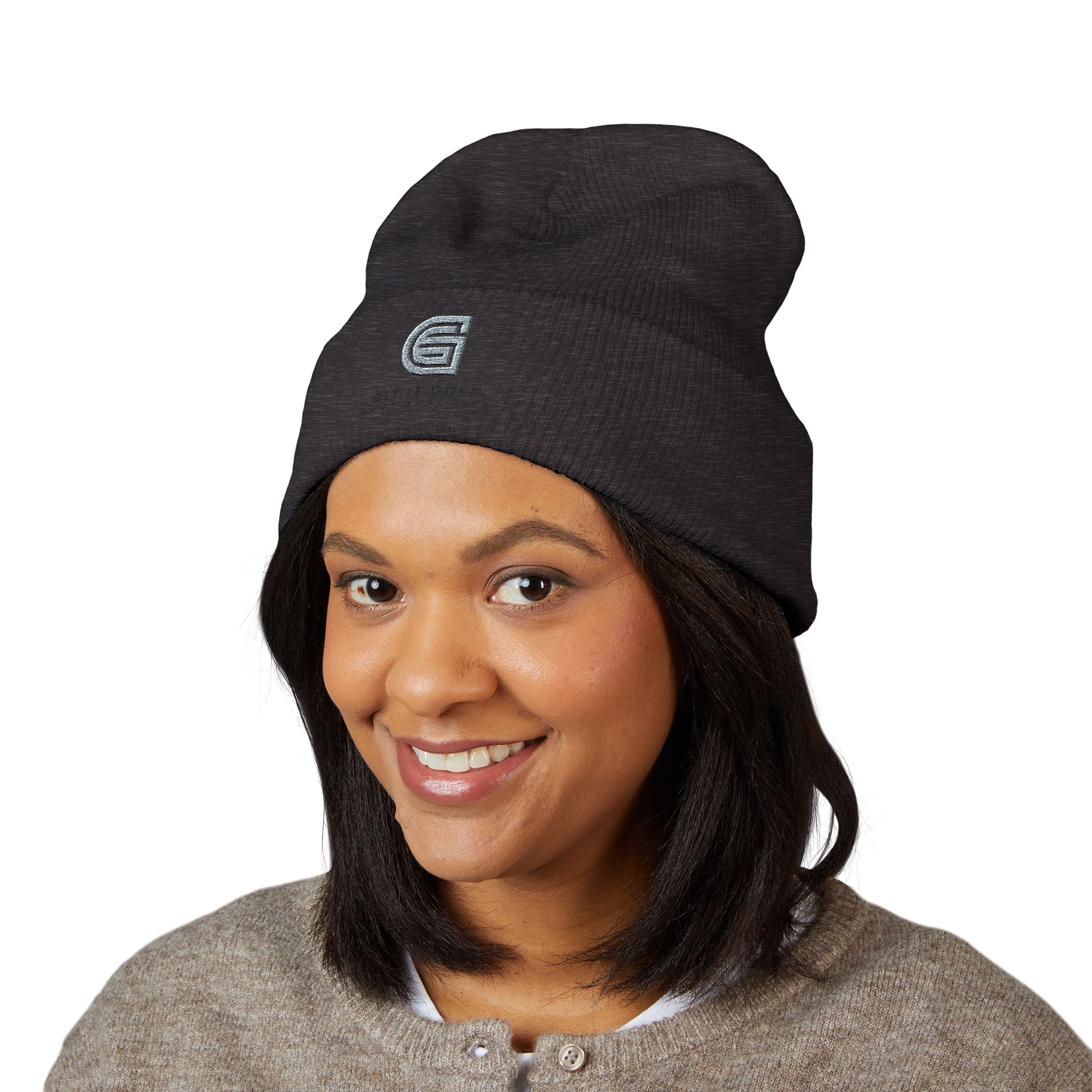 Golf Embroidered Cuffed Beanie — "Git It Golf" Logo Winter Hat