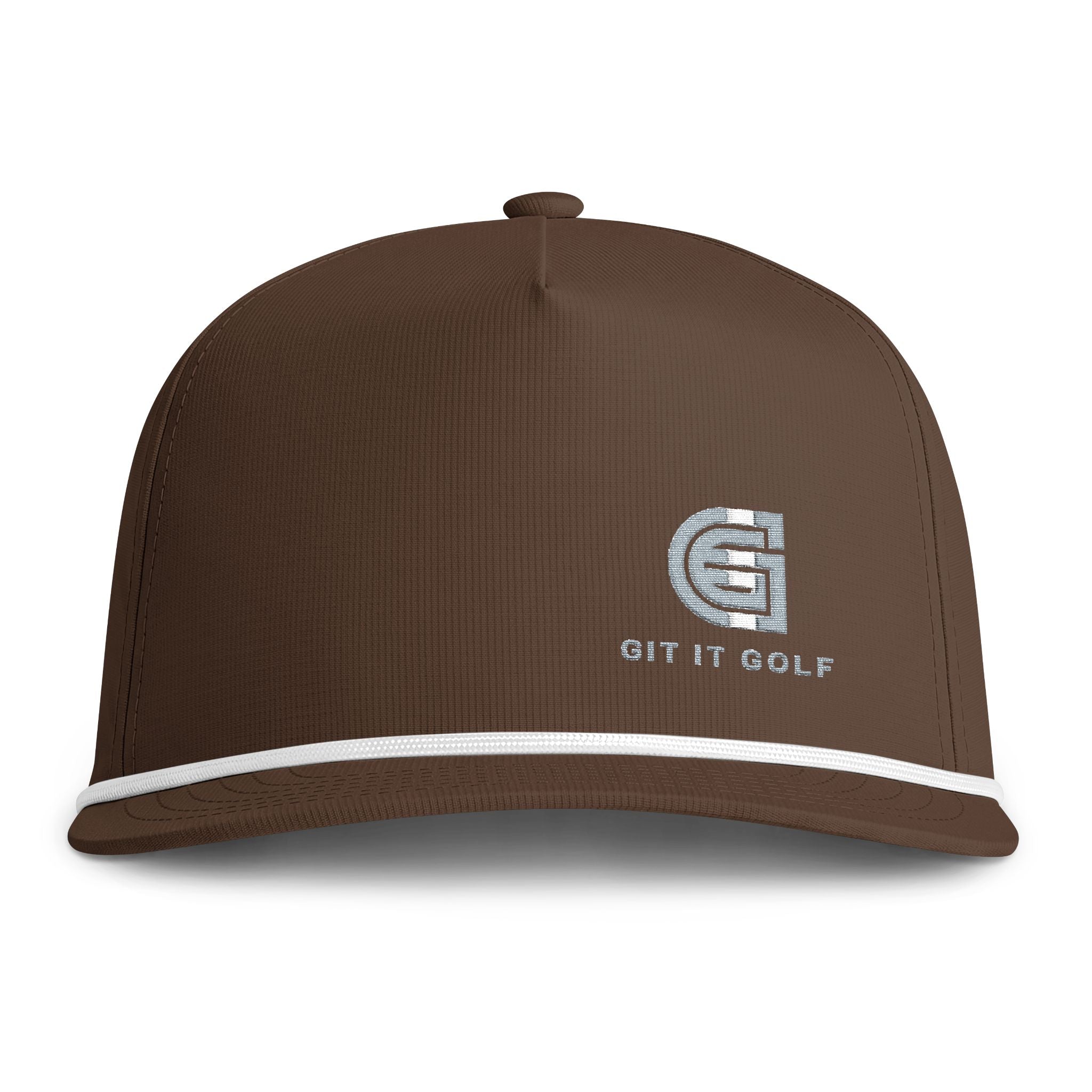 Sunwashed Rope Cap — Vintage Rope-Trim Golf Hat