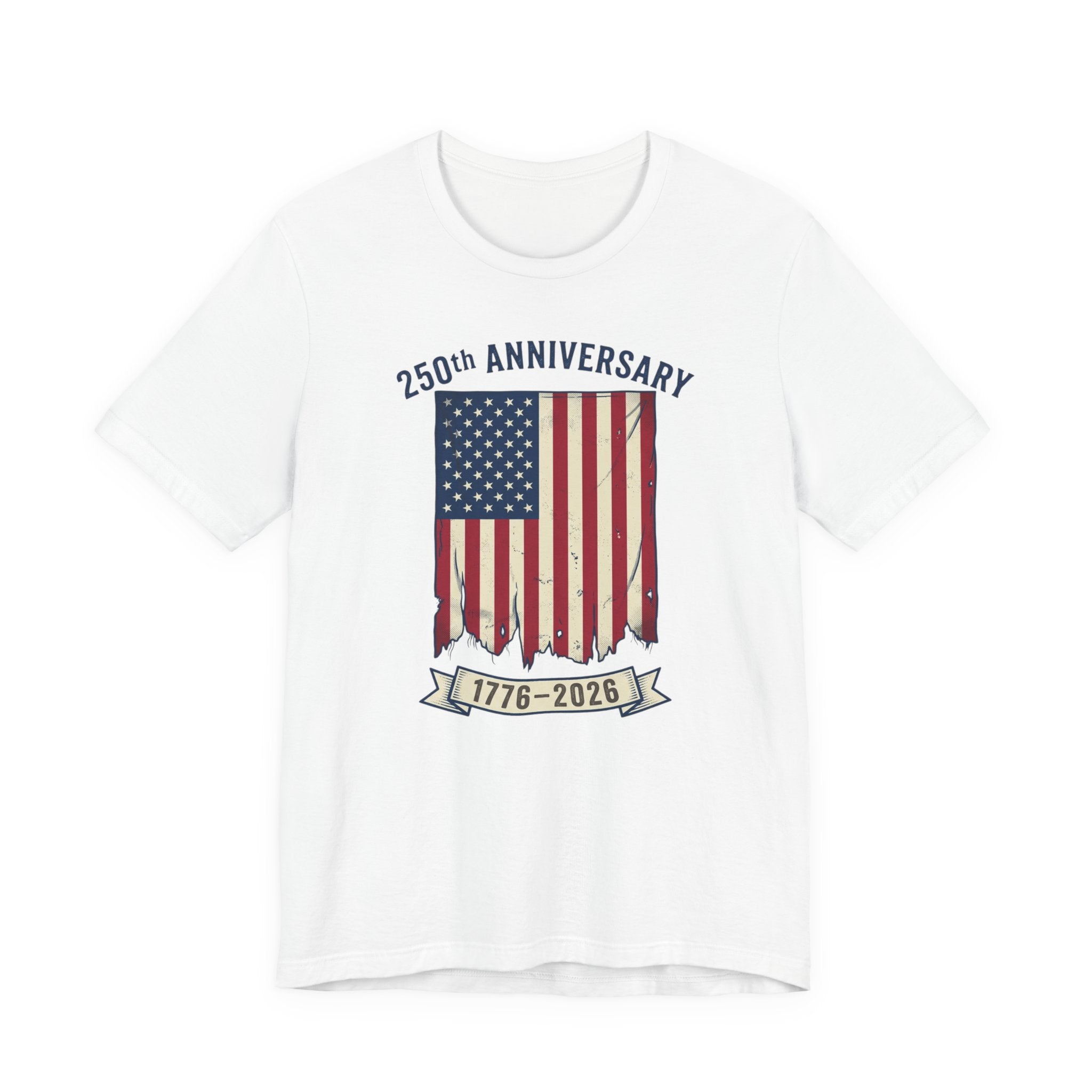 250th Anniversary American Flag Tee — 1776-2026 Bicentennial Patriotic T-Shirt