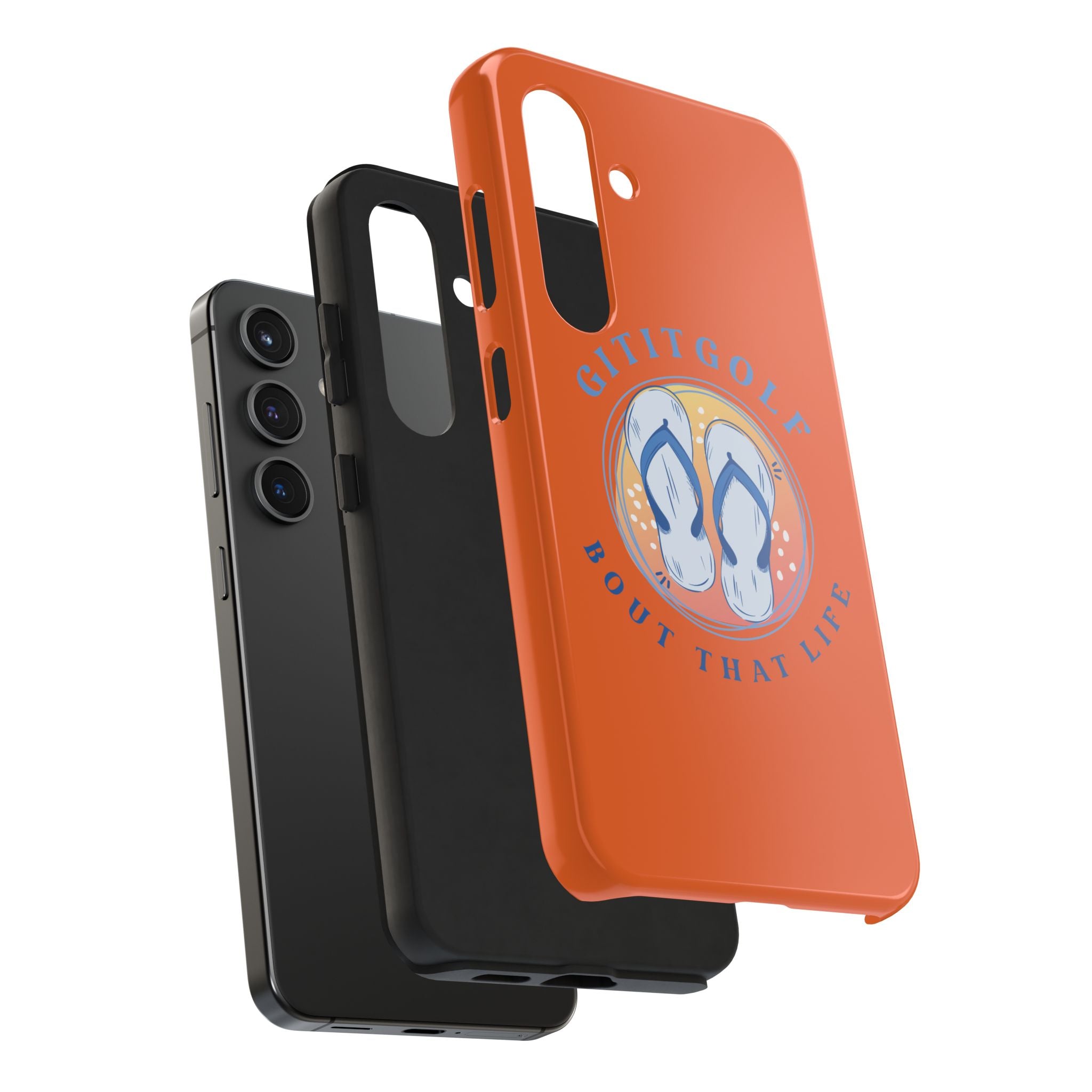 Tough Phone Case — GitItGolf 'Bout That Life Flip-Flop Design