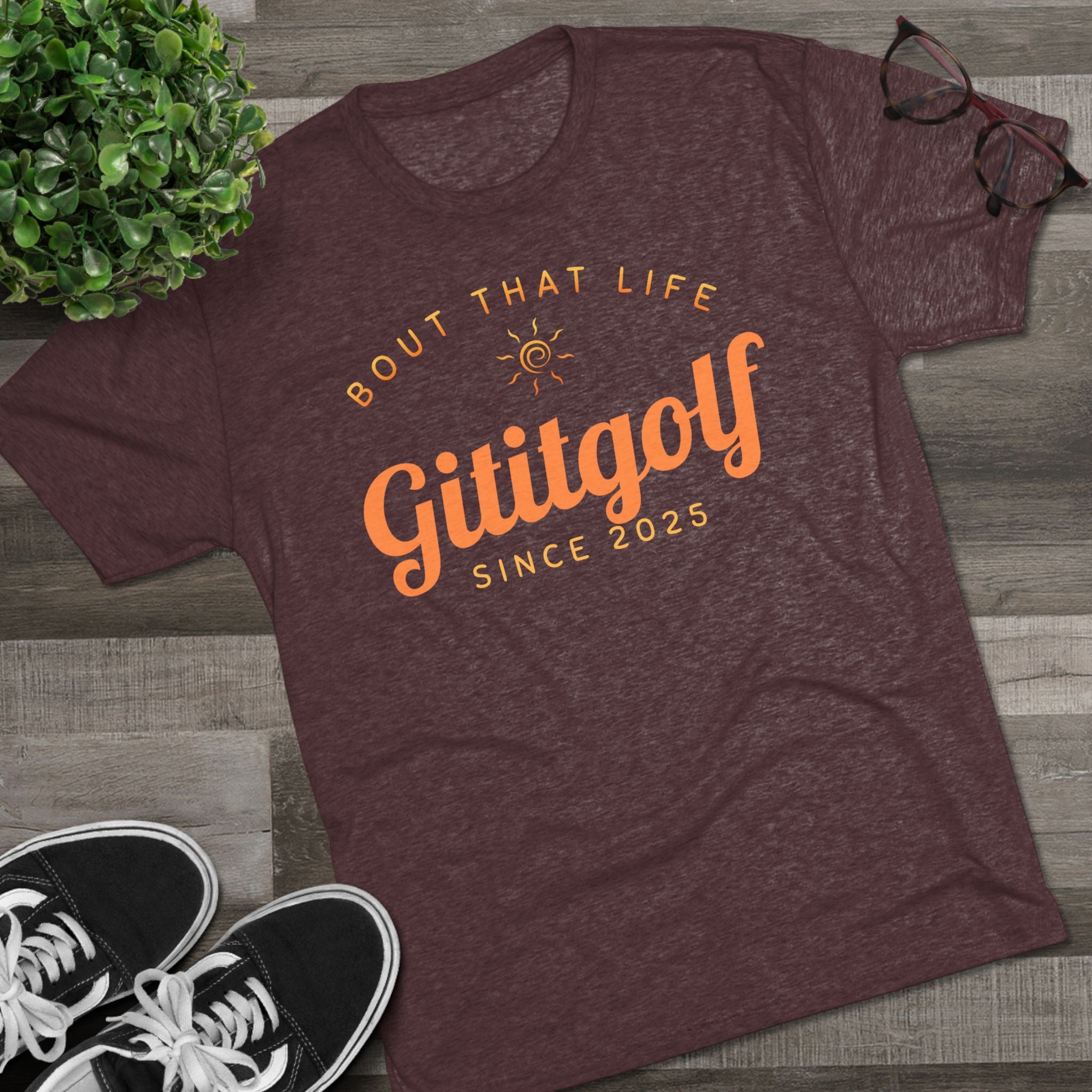 Gititgolf 'Bout That Life' Unisex Tee, Golf Shirt, Sports Apparel, Casual Wear, Gift for Golfers, Summer Style