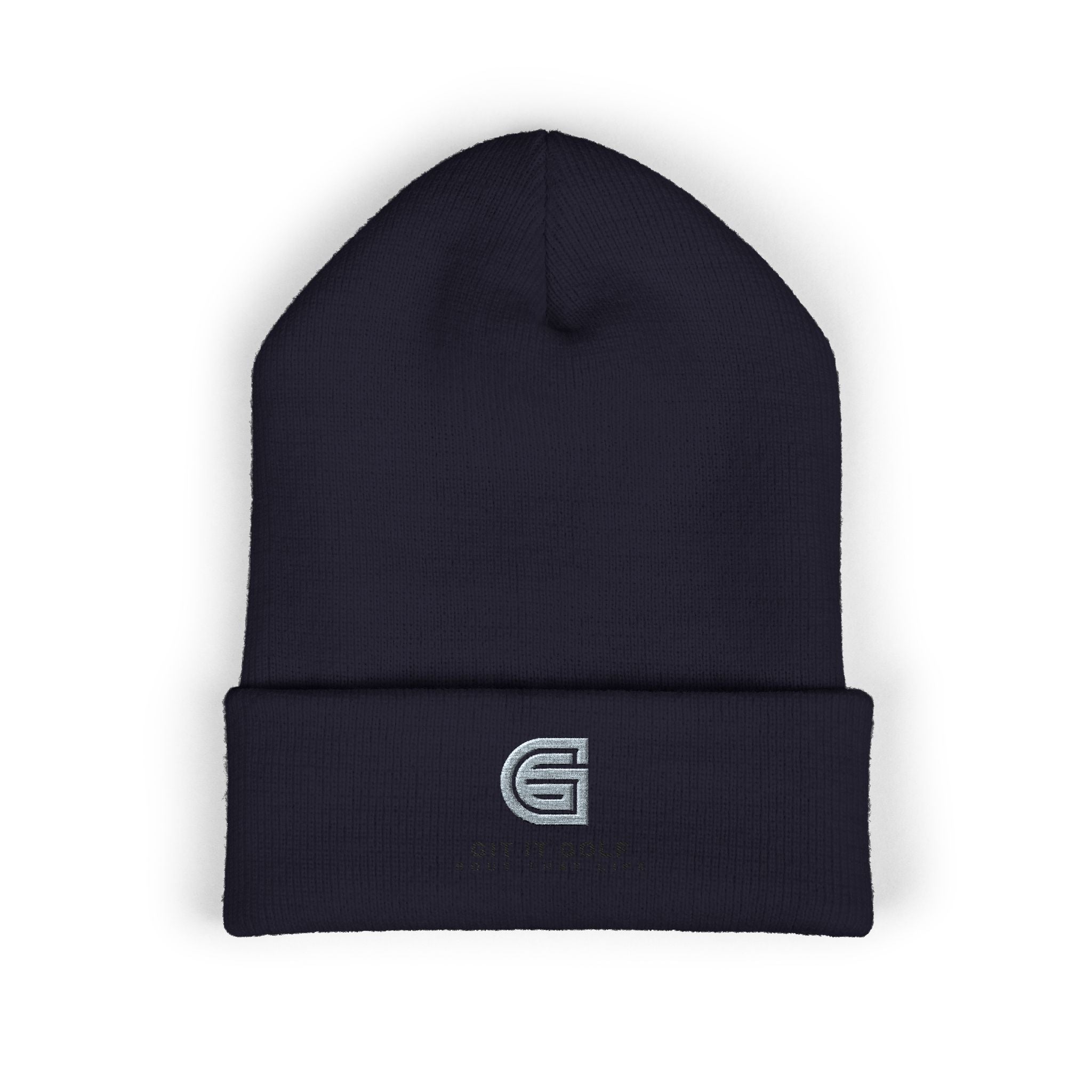 Golf Embroidered Cuffed Beanie — "Git It Golf" Logo Winter Hat