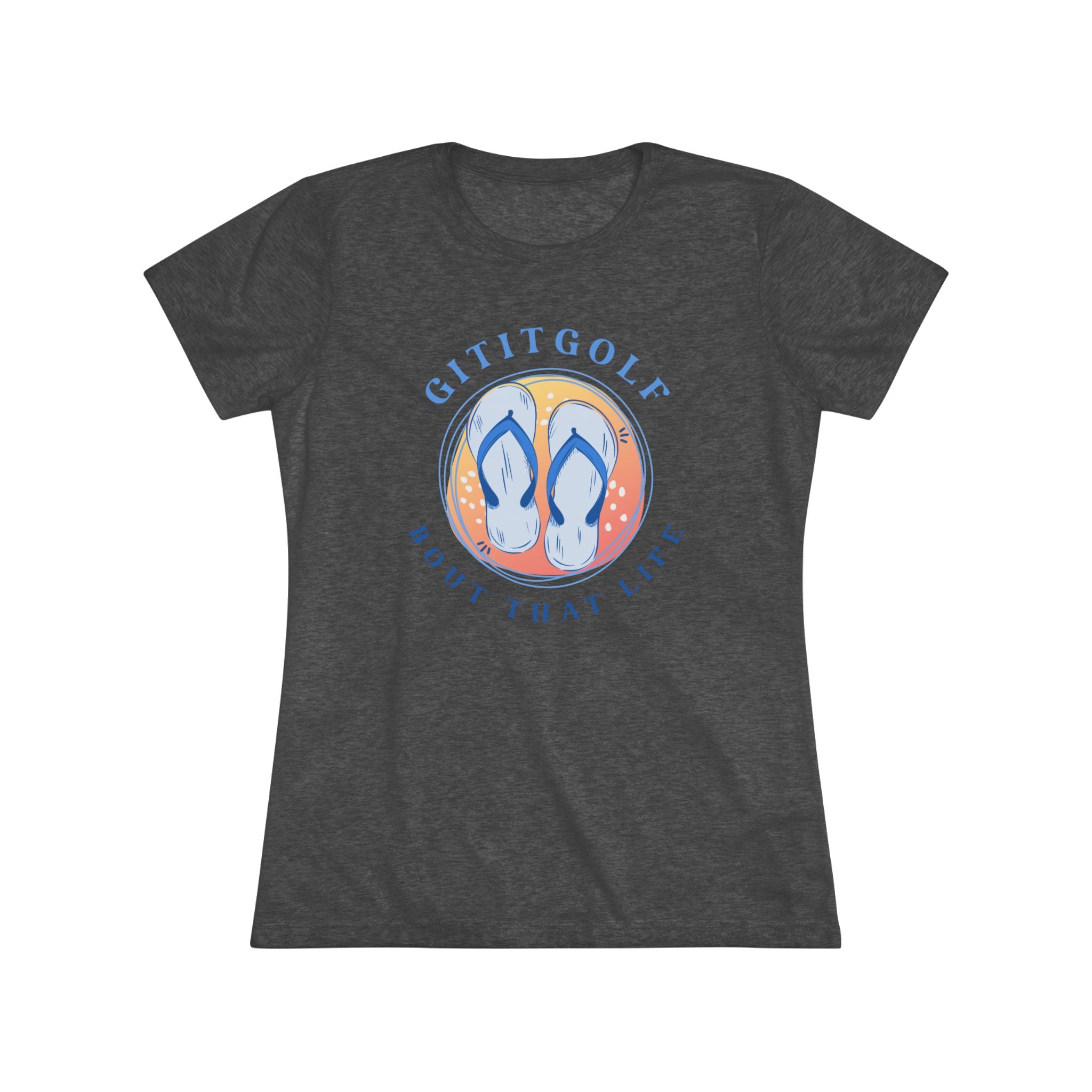Golf-Inspired Women's Triblend Tee - Perfect for Golf Lovers, Casual Wear, Summer Outings, Gifts, and Celebration Days