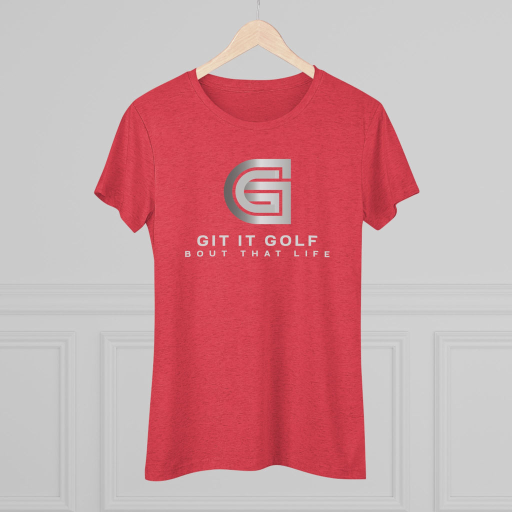 Women's Golf Triblend Tee - Perfect for Golf Lovers, Sports Events, Casual Wear, Gift for Her, Outdoor Activities