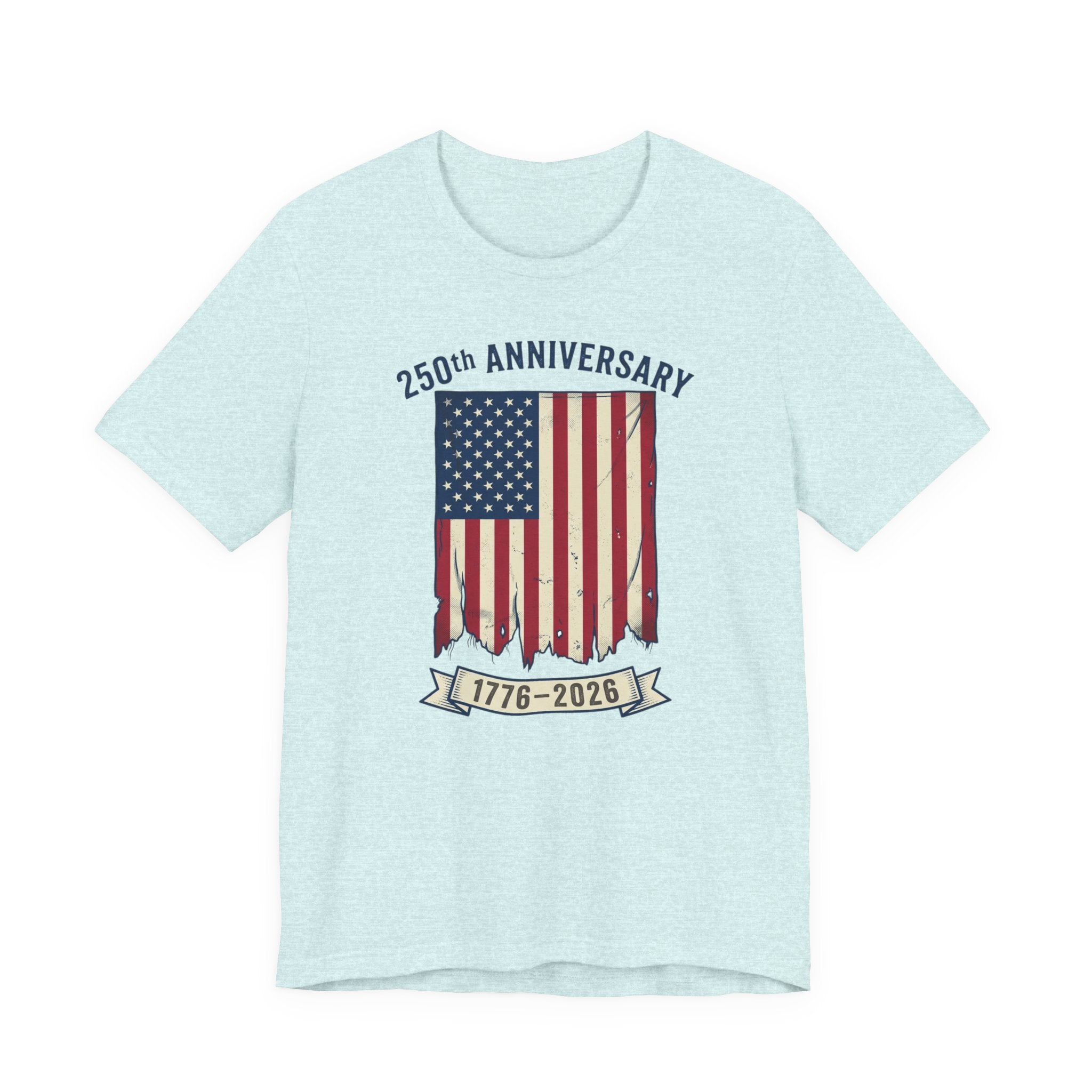 250th Anniversary American Flag Tee — 1776-2026 Bicentennial Patriotic T-Shirt