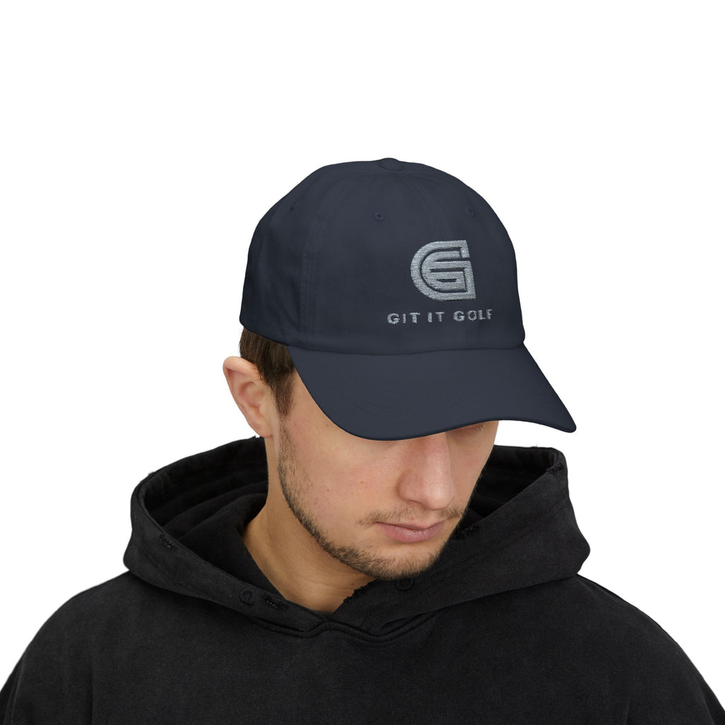 Trendy Dad Cap with Glitter Logo - Perfect for Golf Lovers, Outdoor Events, Gifts for Dad, Casual Style