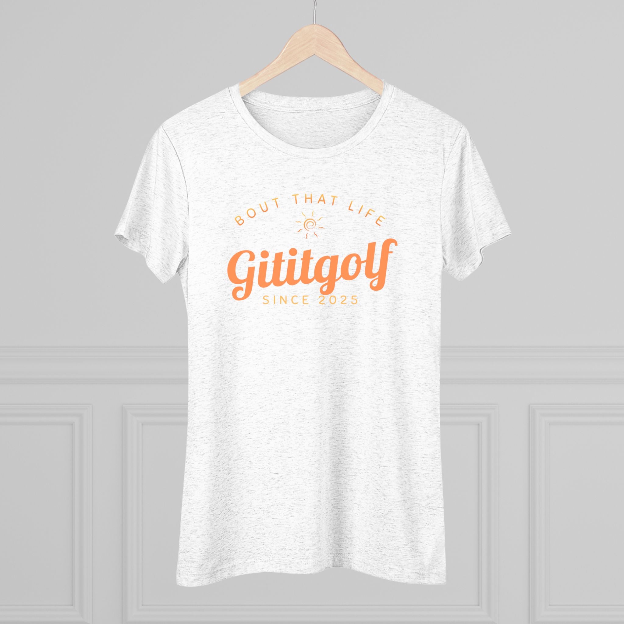 Women's Golf-Inspired Triblend Tee - Perfect for Golf Lovers, Casual Wear, Unique Gift, Active Lifestyle, Soft and Comfy Top