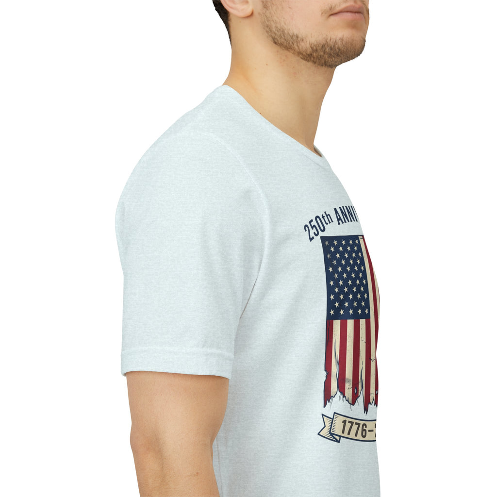 250th Anniversary American Flag Tee — 1776-2026 Bicentennial Patriotic T-Shirt